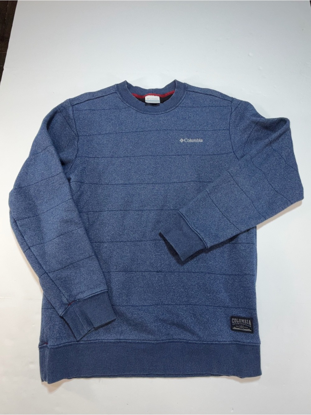 Columbia Great Hart Mountain Quilted Crew Fleece Blue